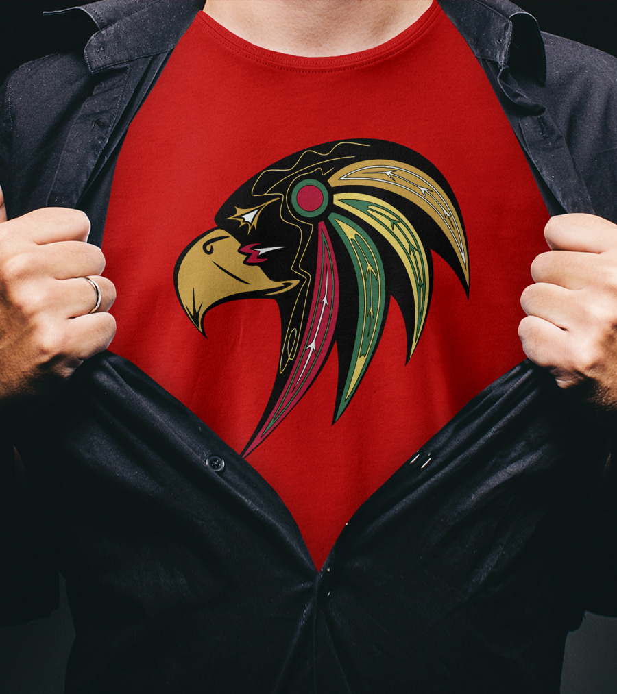 Chicago Blackhawks Hawk Head T-Shirt
