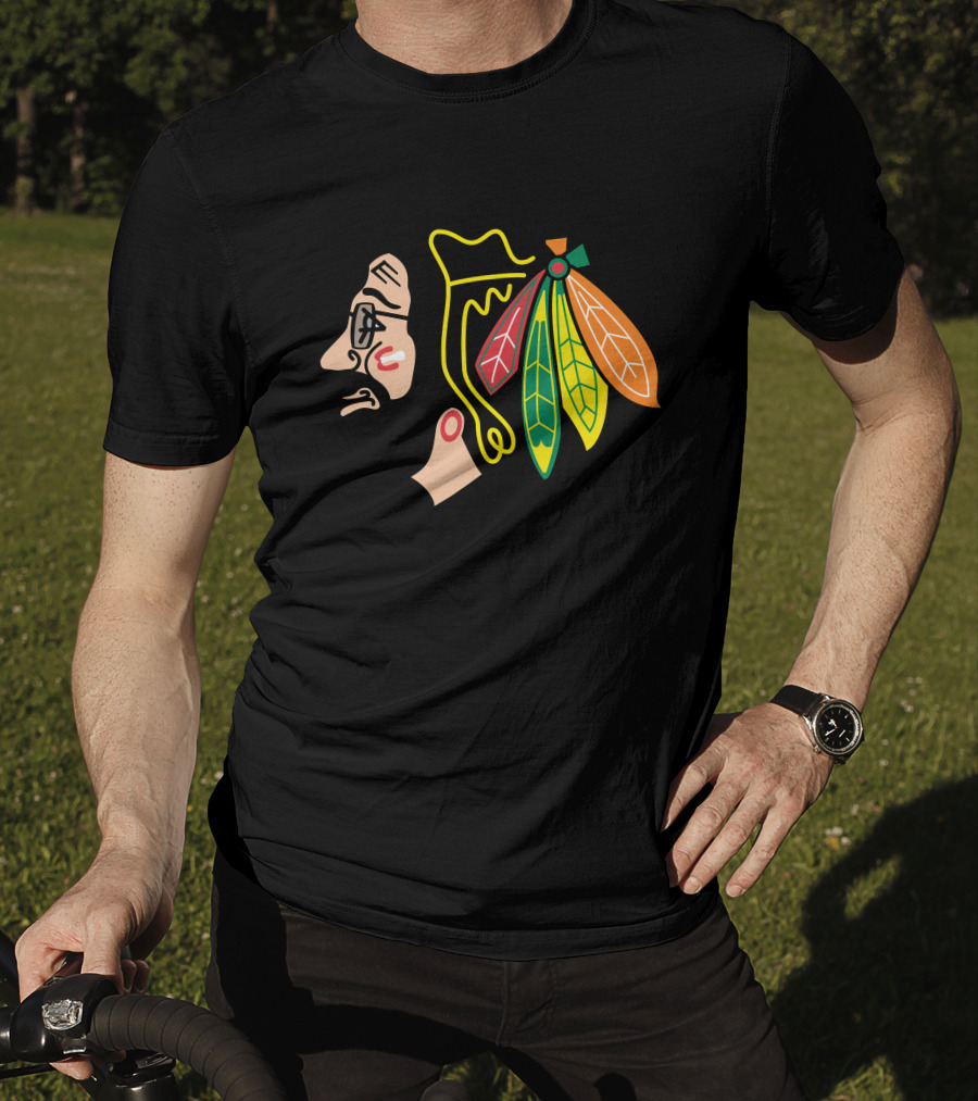 Chicago Blackhawks Grateful Dead Style T-Shirt
