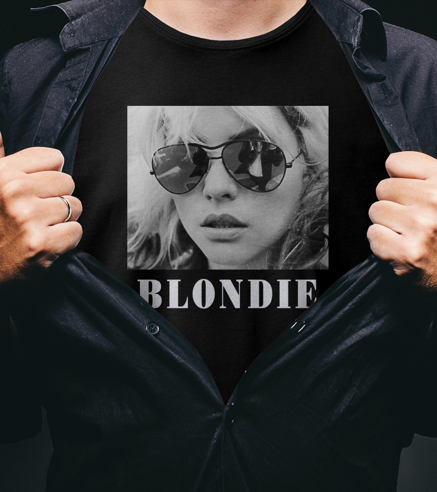 Blondie Black And White Sunglasses T-Shirt