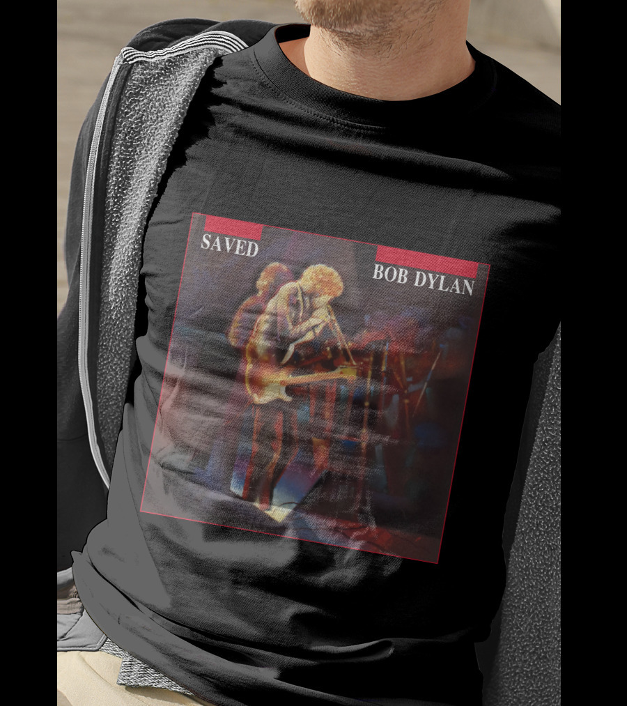 Saved Bob Dylan Concert Performance Artwork T-Shirt