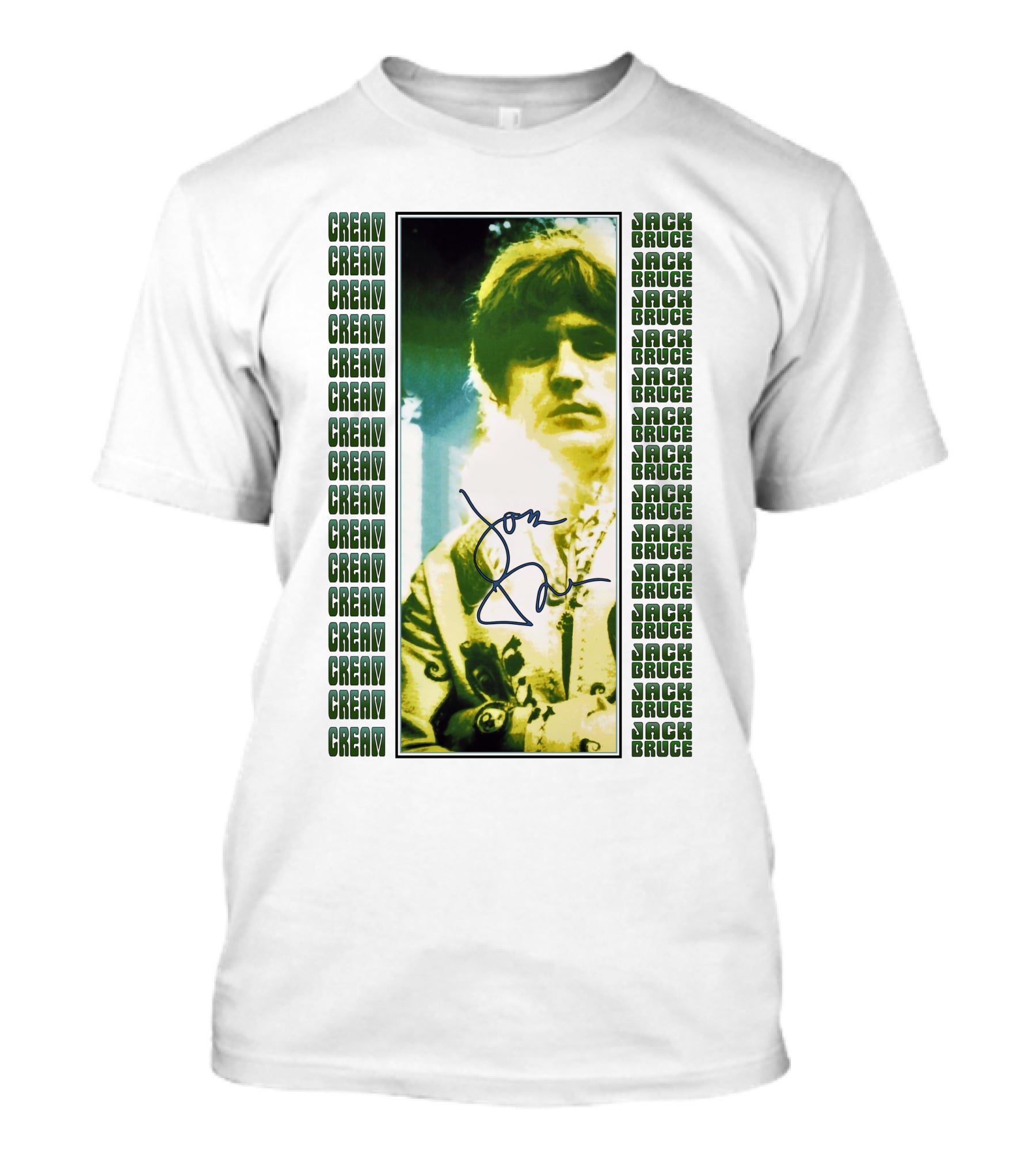 Cream Jack Bruce Signature Portrait T-Shirt