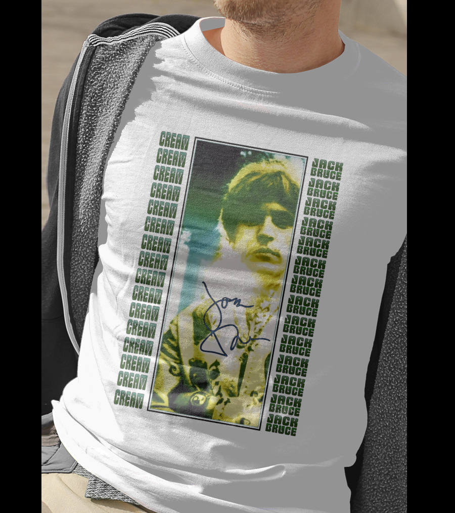 Cream Jack Bruce Signature Portrait T-Shirt