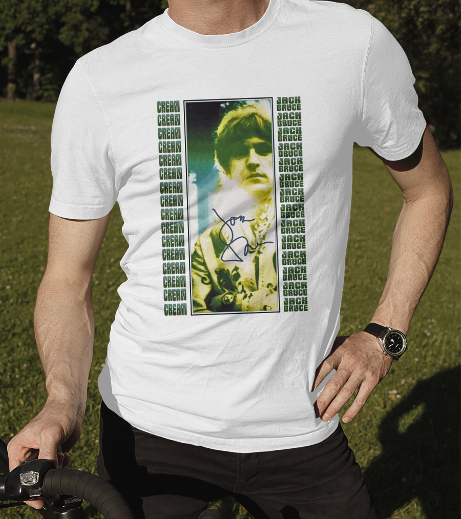 Cream Jack Bruce Signature Portrait T-Shirt
