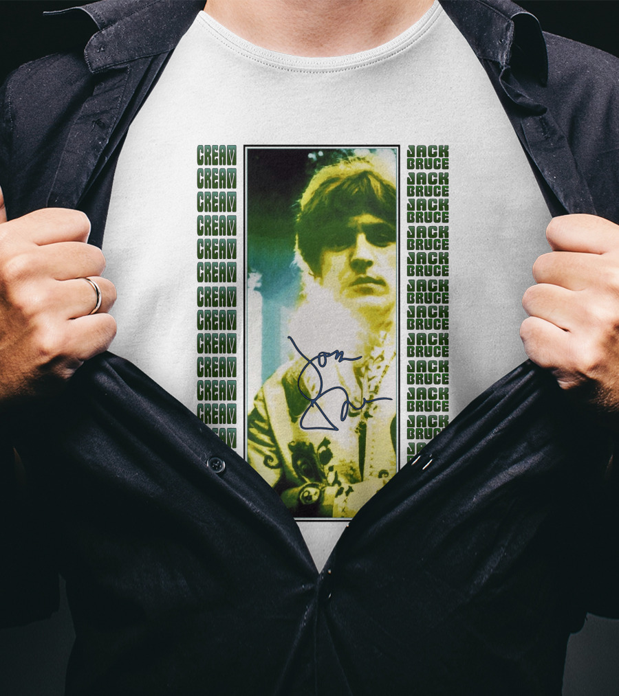 Cream Jack Bruce Signature Portrait T-Shirt