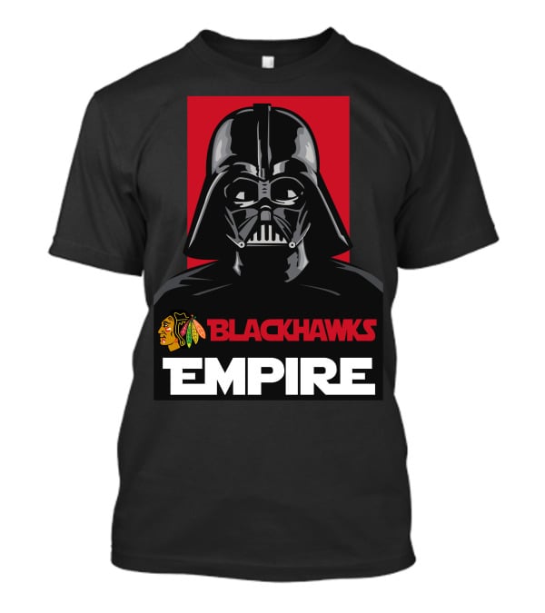 Chicago Blackhawks Darth Vader Blackhawks Empire NHL T-Shirt