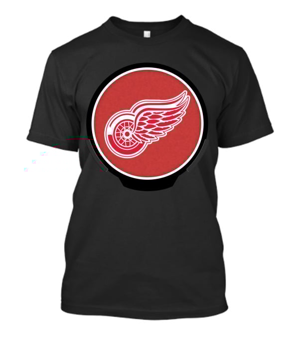 Detroit Red Wings Iconic Winged Wheel Power Decal T-Shirt
