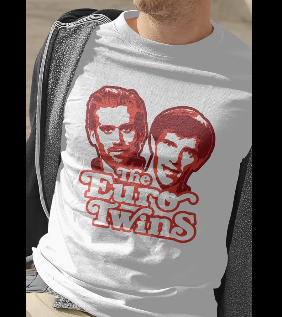 The Euro Twins Detroit Red Wings T-Shirt