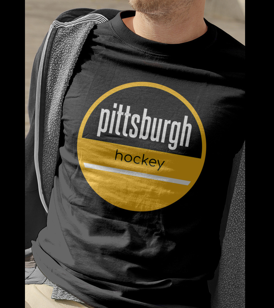 Pittsburgh Penguins Hockey Circle T-Shirt