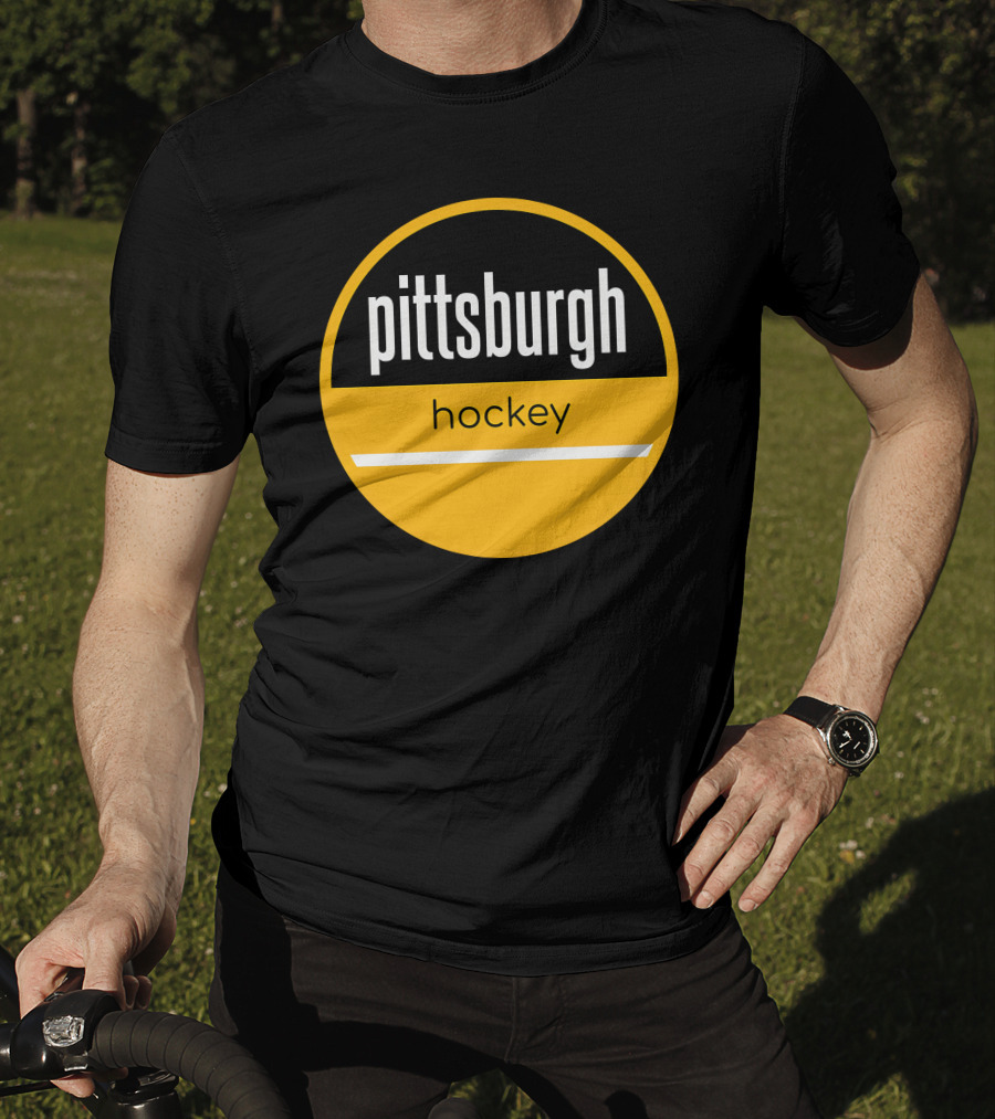 Pittsburgh Penguins Hockey Circle T-Shirt