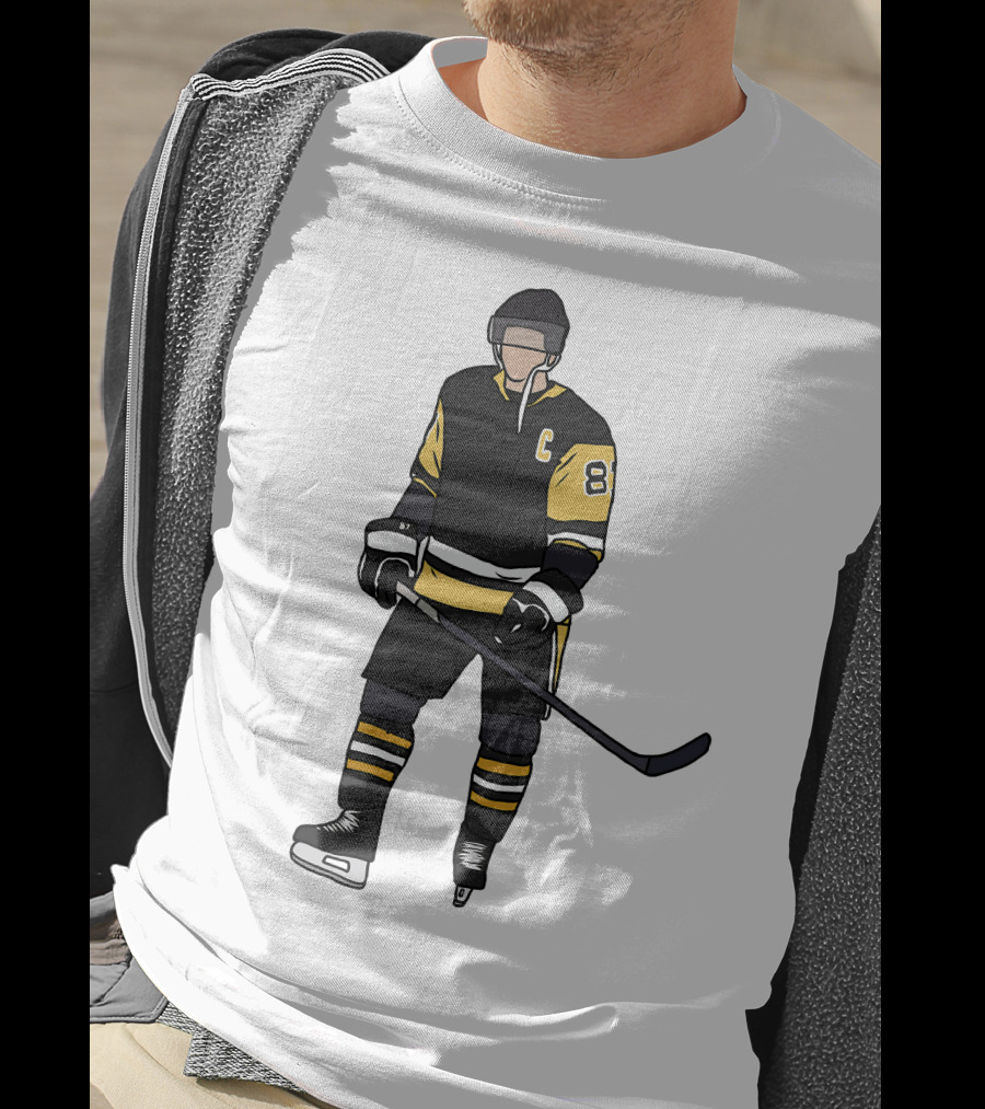 Pittsburgh Penguins Captain 87 Hockey Player T-Shirt
