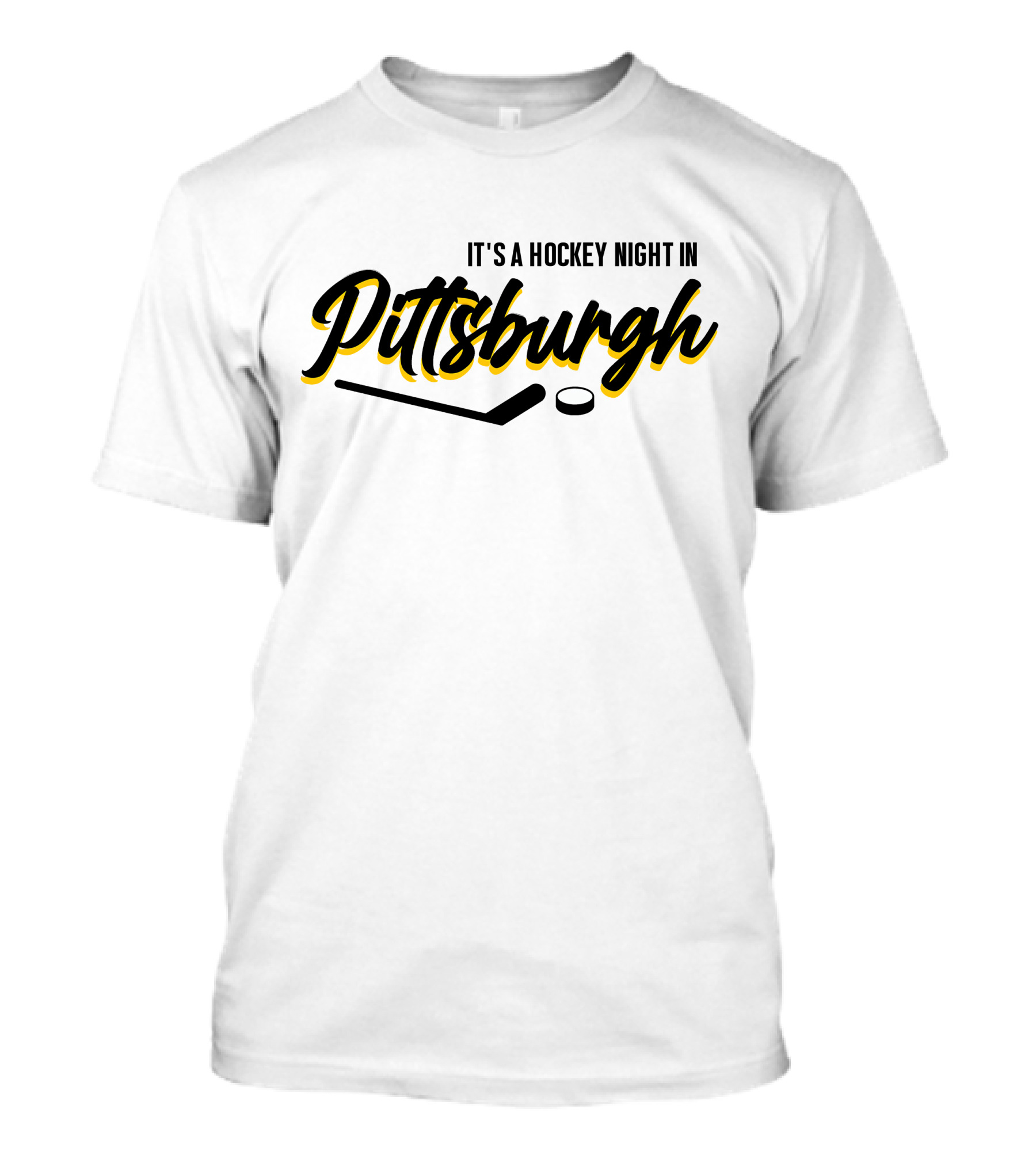 It's A Hockey Night In Pittsburgh Penguins T-Shirt