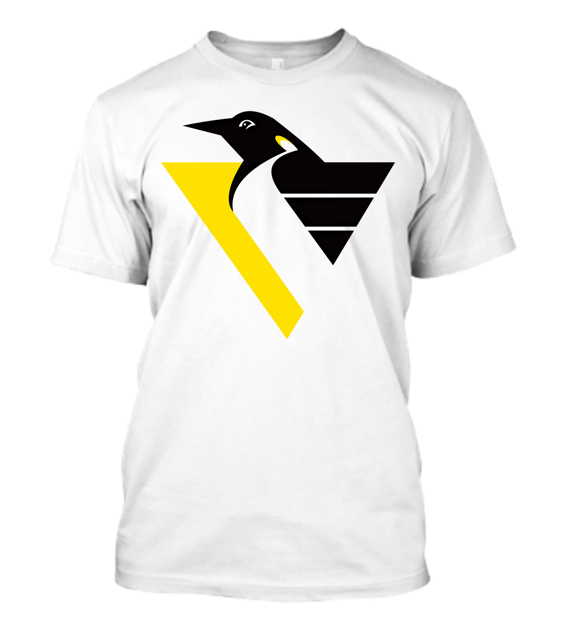 Pittsburgh Penguins Retro Penguin Triangles T-Shirt