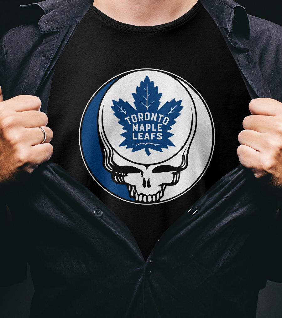 Toronto Maple Leafs Skull T-Shirt