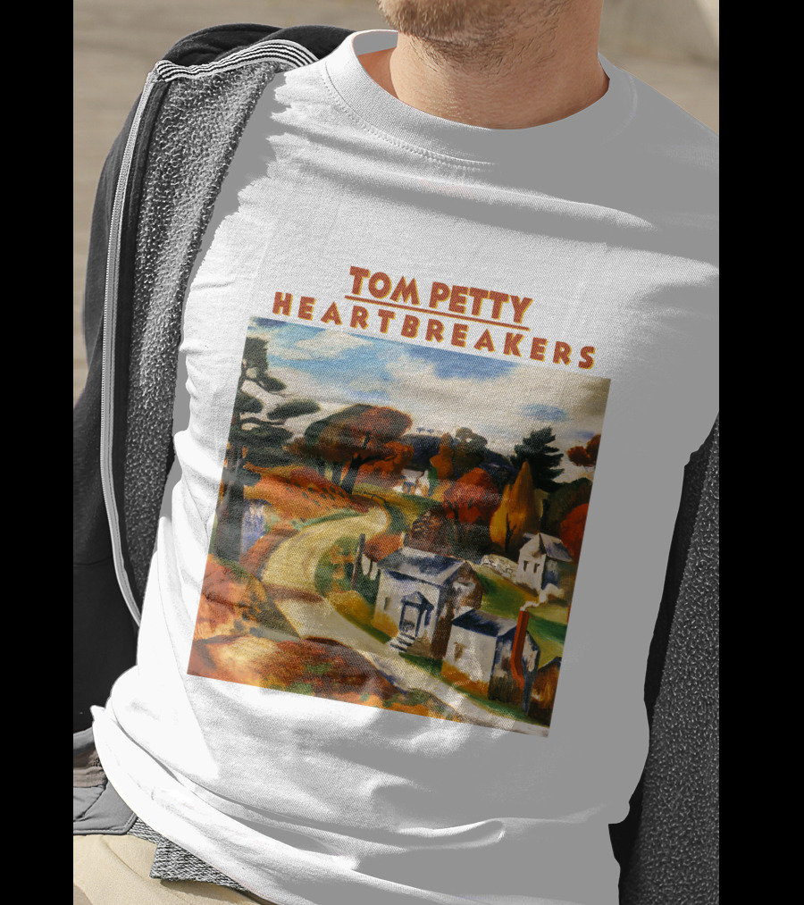 Tom Petty Heartbreakers Rustic Landscape Art T-Shirt