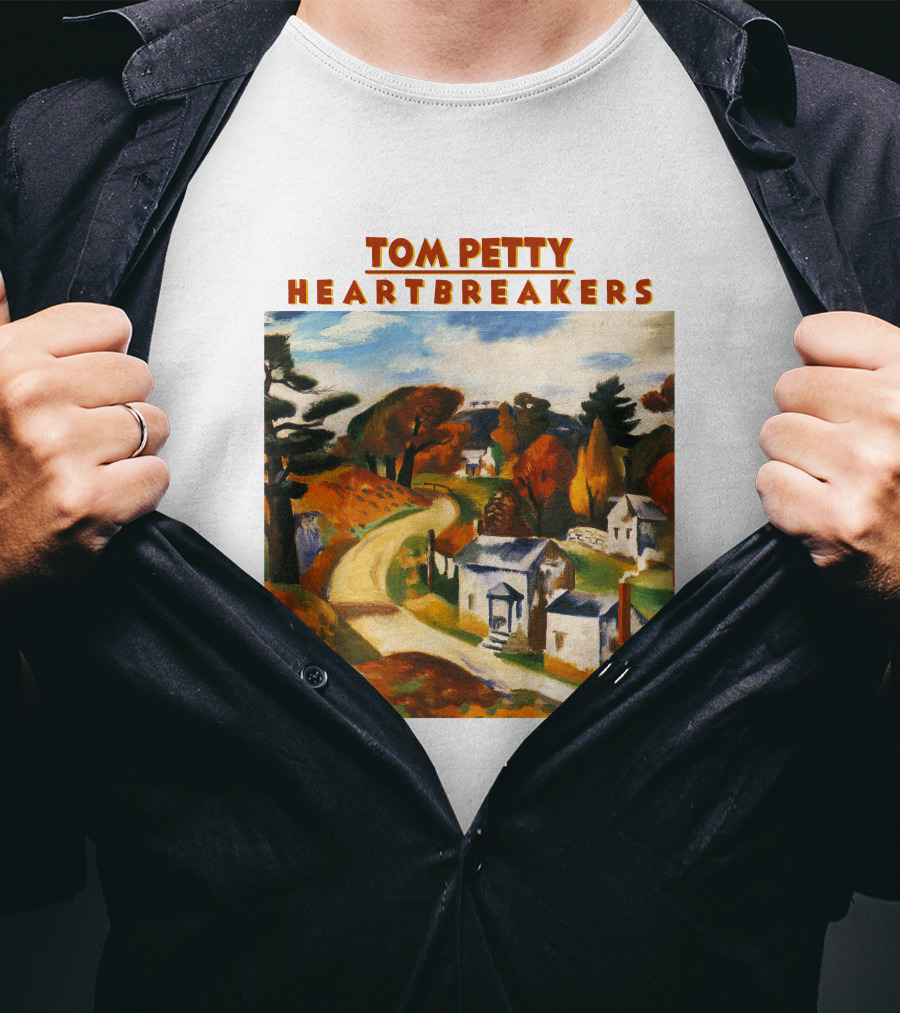Tom Petty Heartbreakers Rustic Landscape Art T-Shirt