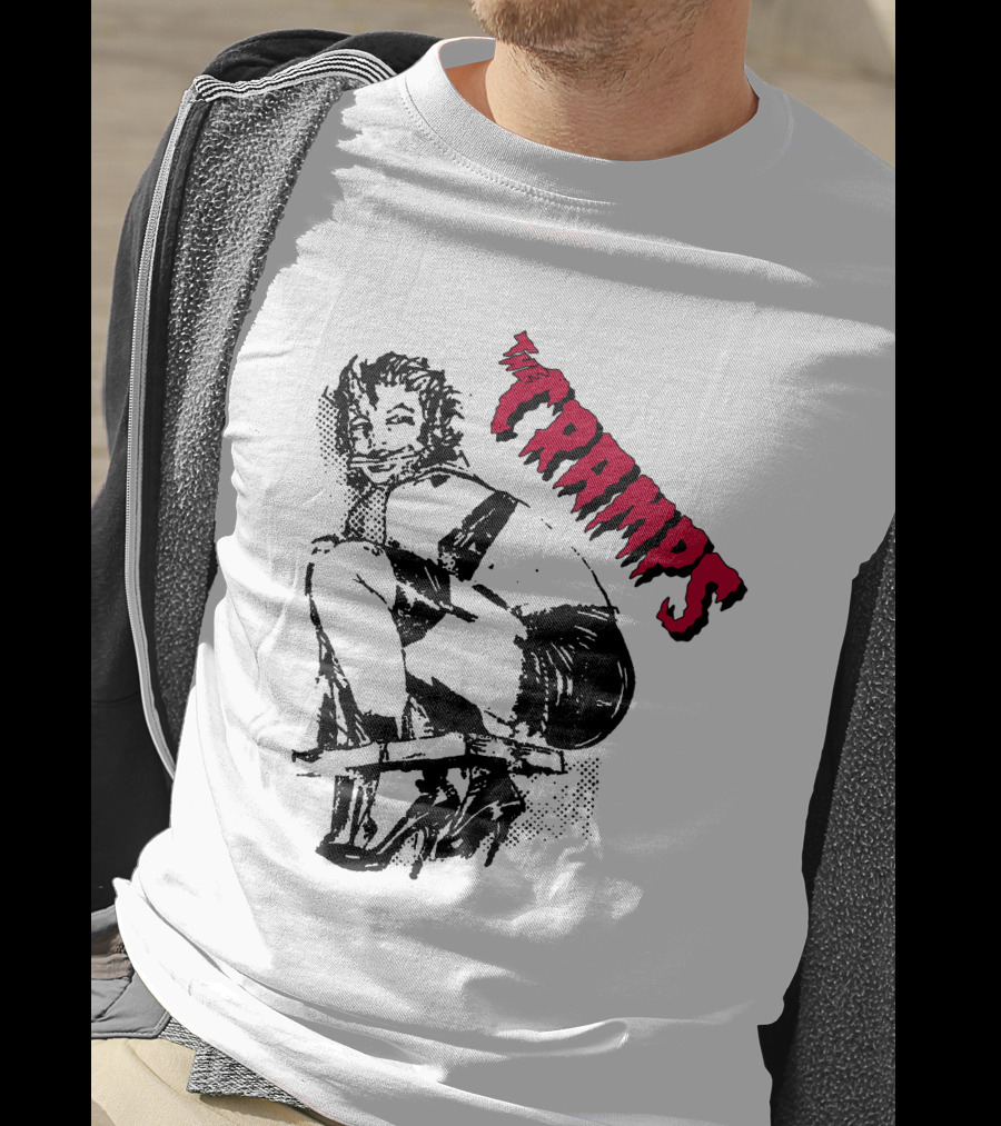 The Cramps Vintage Artwork With Stylish Retro T-Shirt