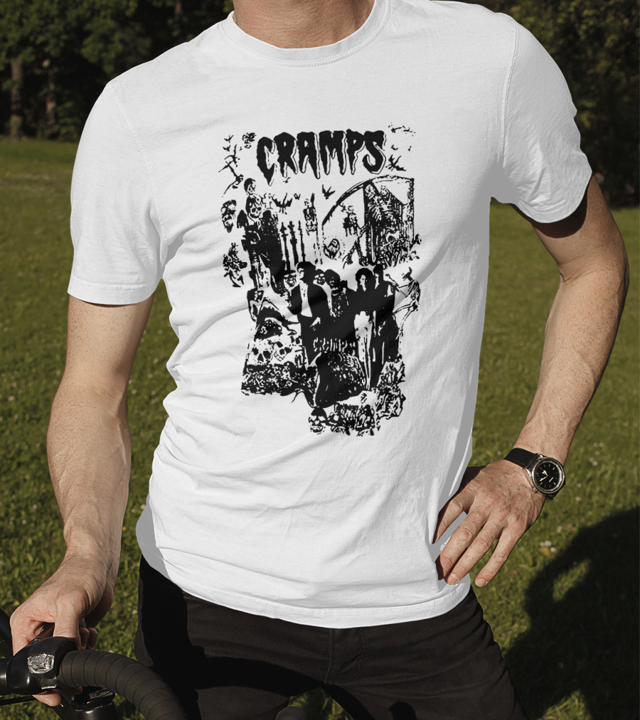 Cramps Gothic Horror Collage Tcr T-Shirt