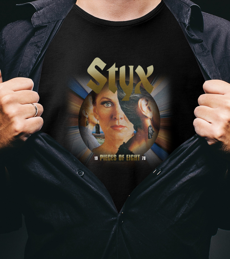 Styx Pieces Of Eight 1978 Album Cover T-Shirt