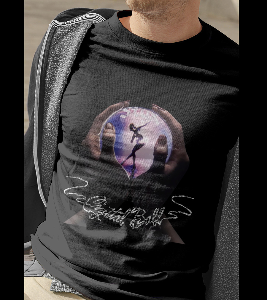 Styx Crystal Ball Silhouette Hands T-Shirt