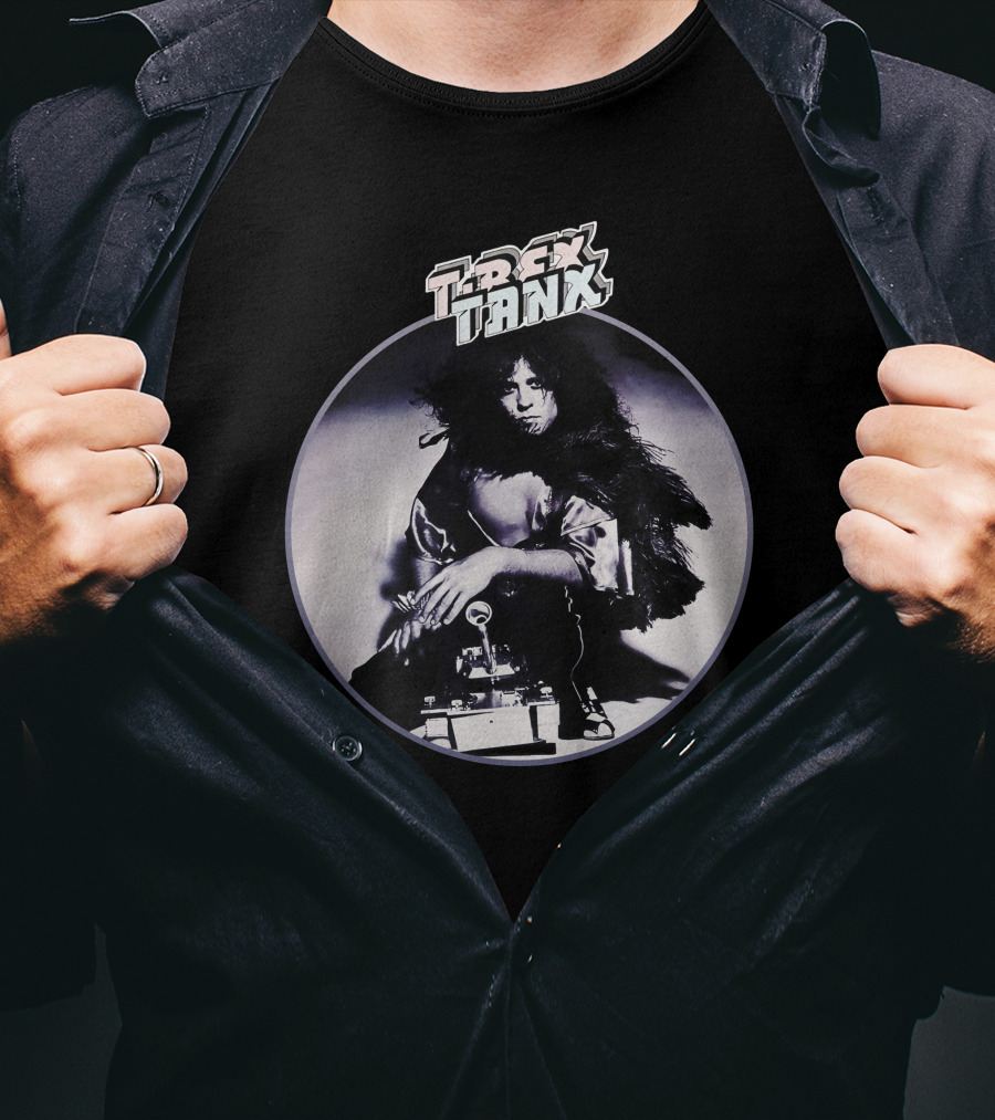 Trex Tanx Album Art Black And White Photo T-Shirt