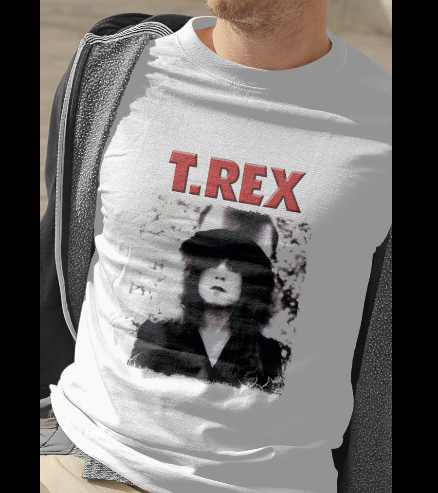 T. Rex Glam Rock Iconic Portrait With Hat T-Shirt