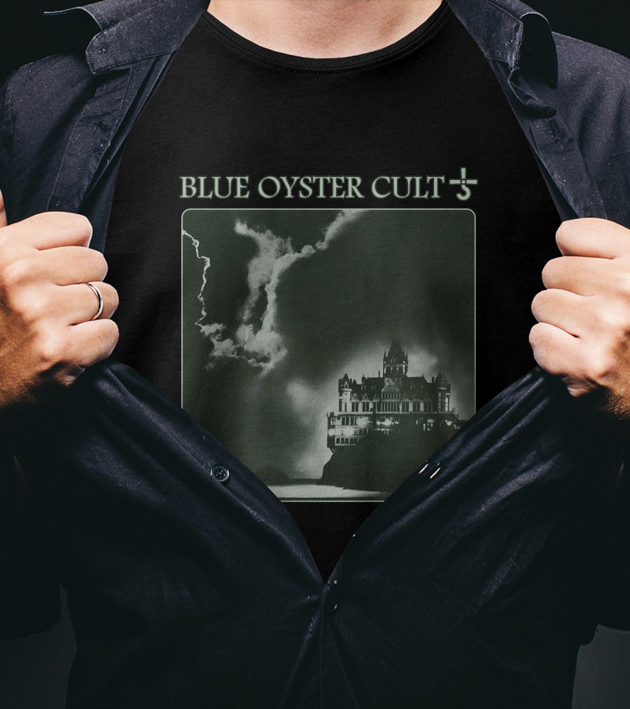 Blue Oyster Cult Castle Lightning Storm T-Shirt