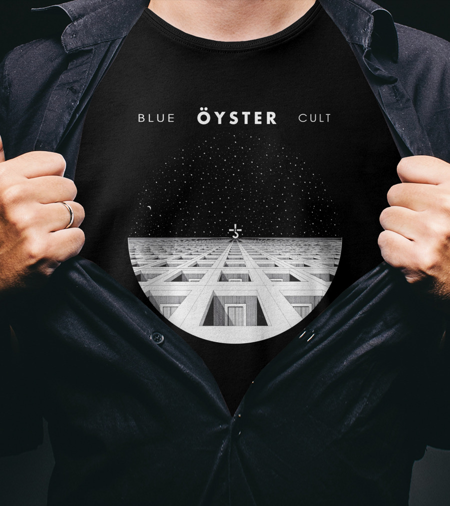 Blue Öyster Cult Geometric Space T-Shirt
