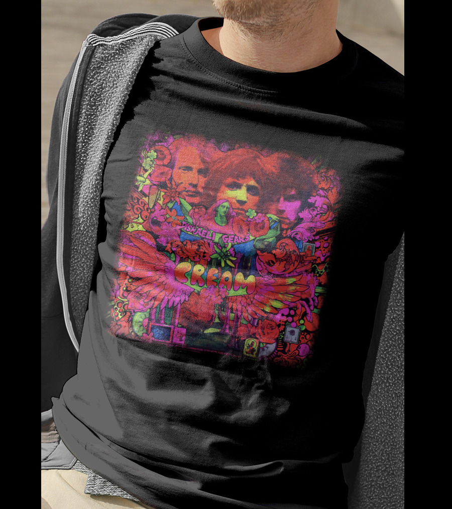 Disraeli Gears Cream Psychedelic Album Art 1967 T-Shirt