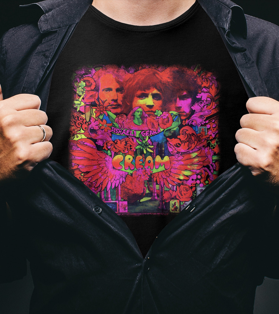 Disraeli Gears Cream Psychedelic Album Art 1967 T-Shirt