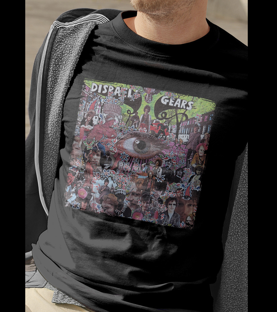 Disraeli Gears Album Collage Style Psychedelic Art T-Shirt