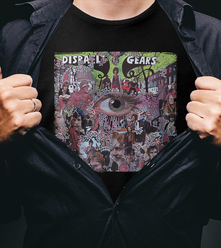 Disraeli Gears Album Collage Style Psychedelic Art T-Shirt