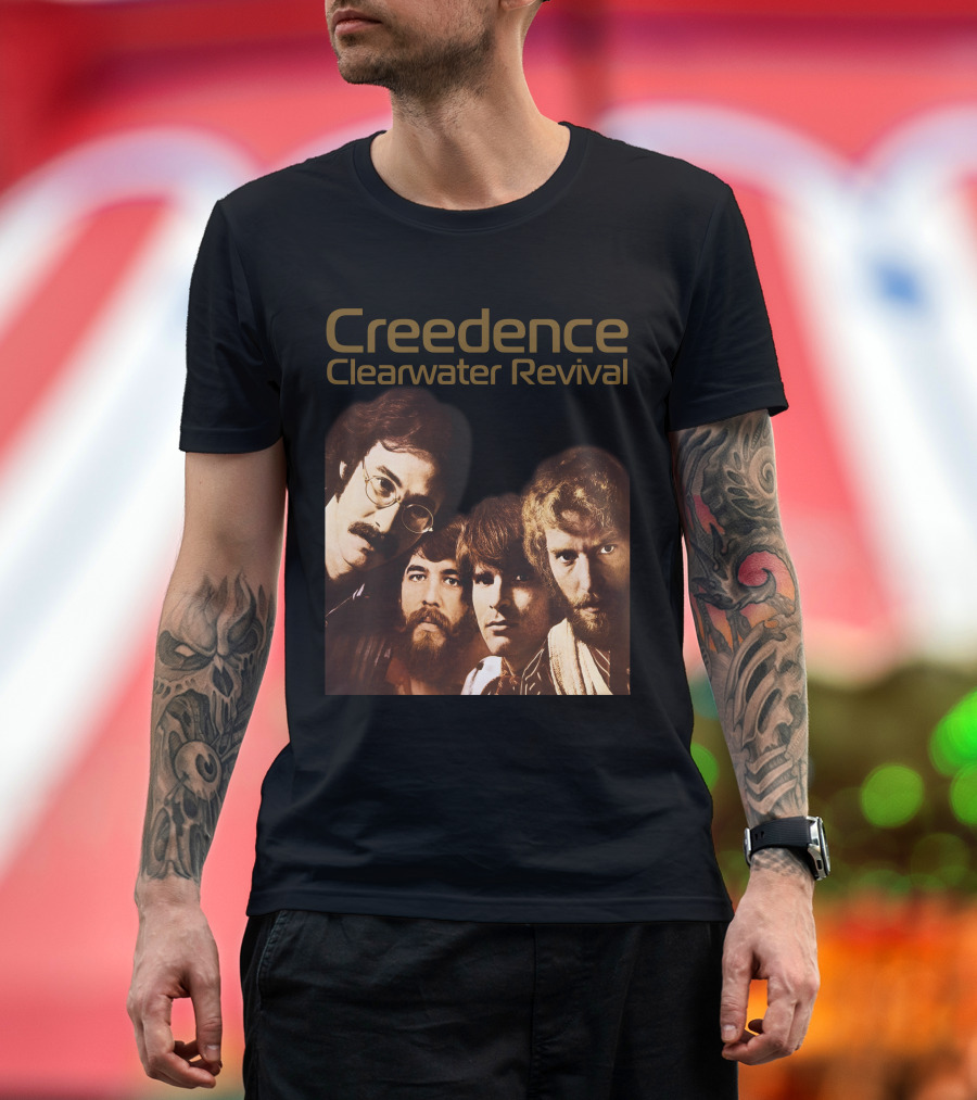 Creedence Clearwater Revival Band Portrait T-Shirt