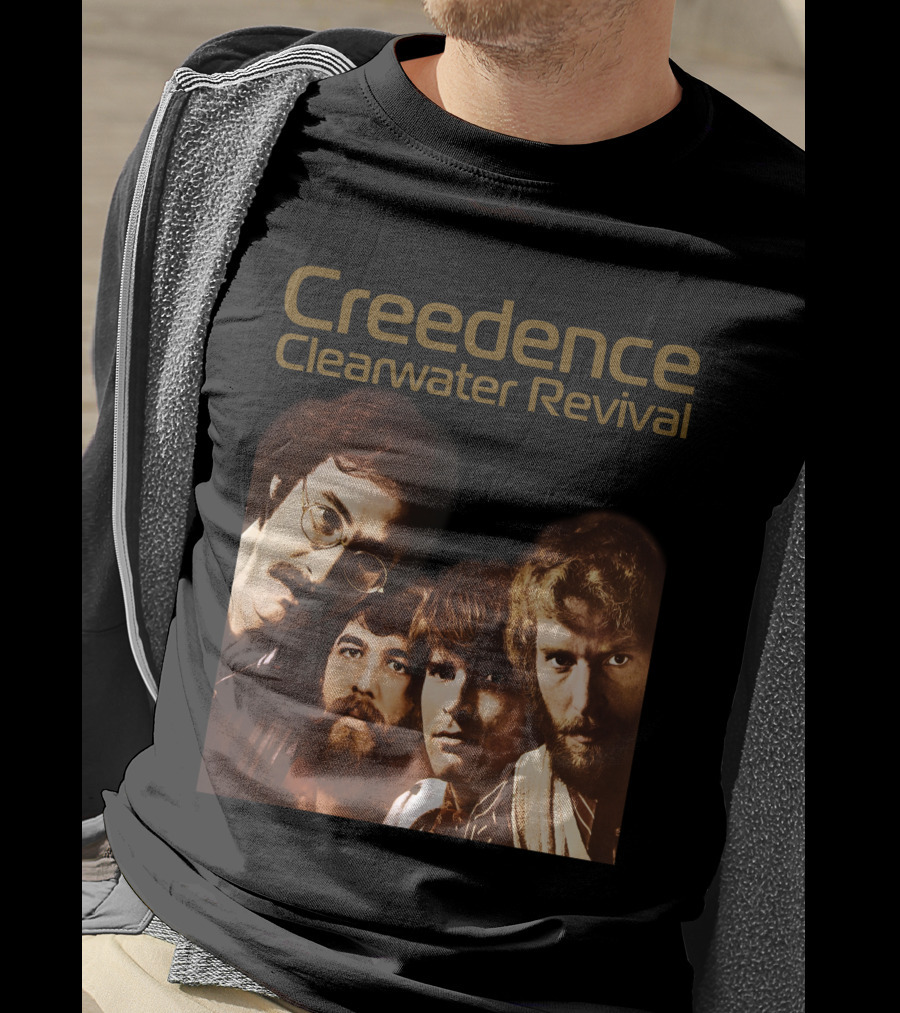 Creedence Clearwater Revival Band Portrait T-Shirt