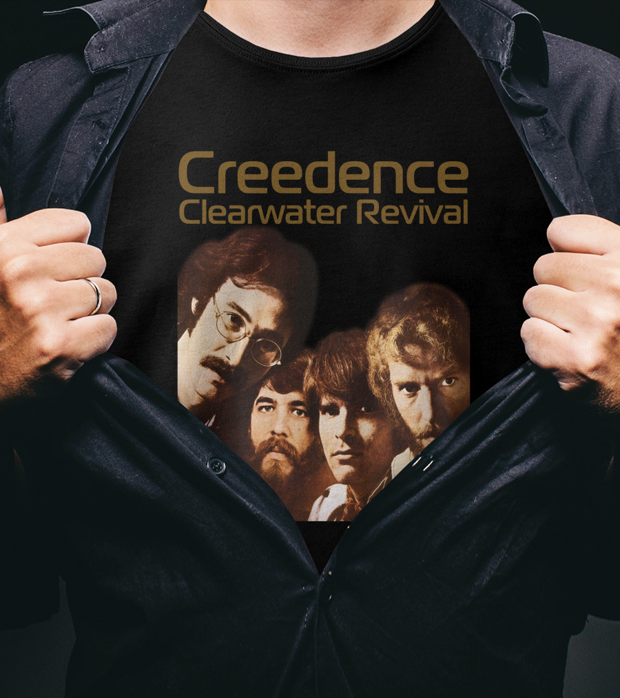 Creedence Clearwater Revival Band Portrait T-Shirt