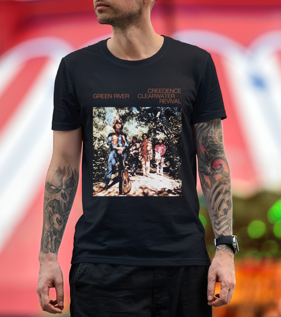 Green River Creedence Clearwater Revival Album Cover Photo T-Shirt