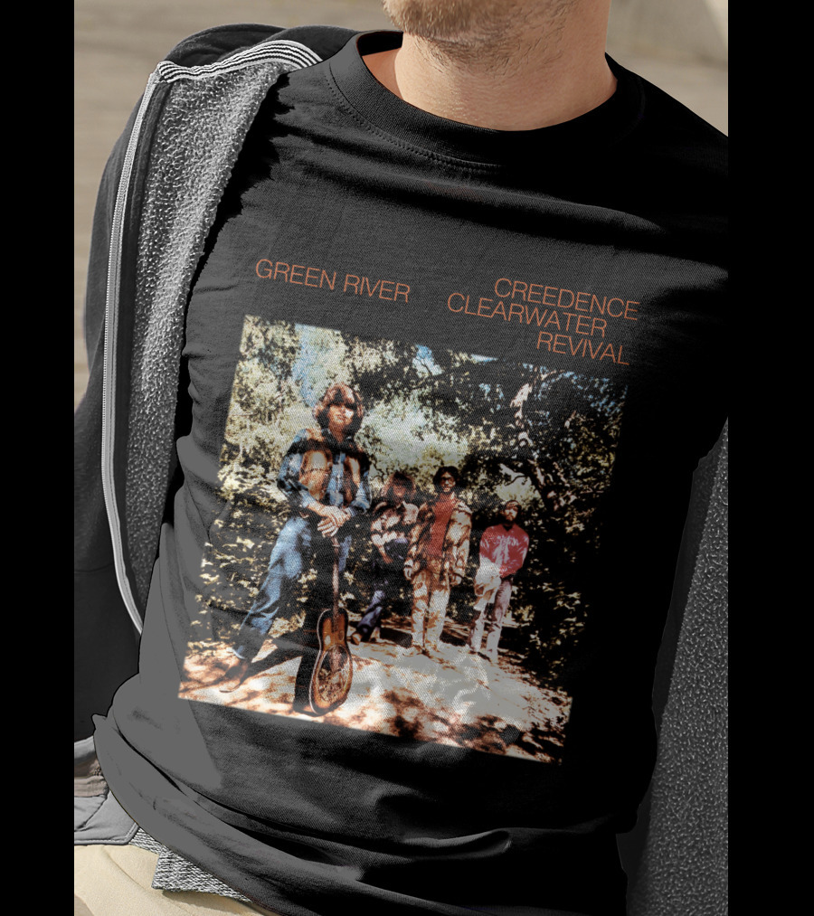 Green River Creedence Clearwater Revival Album Cover Photo T-Shirt