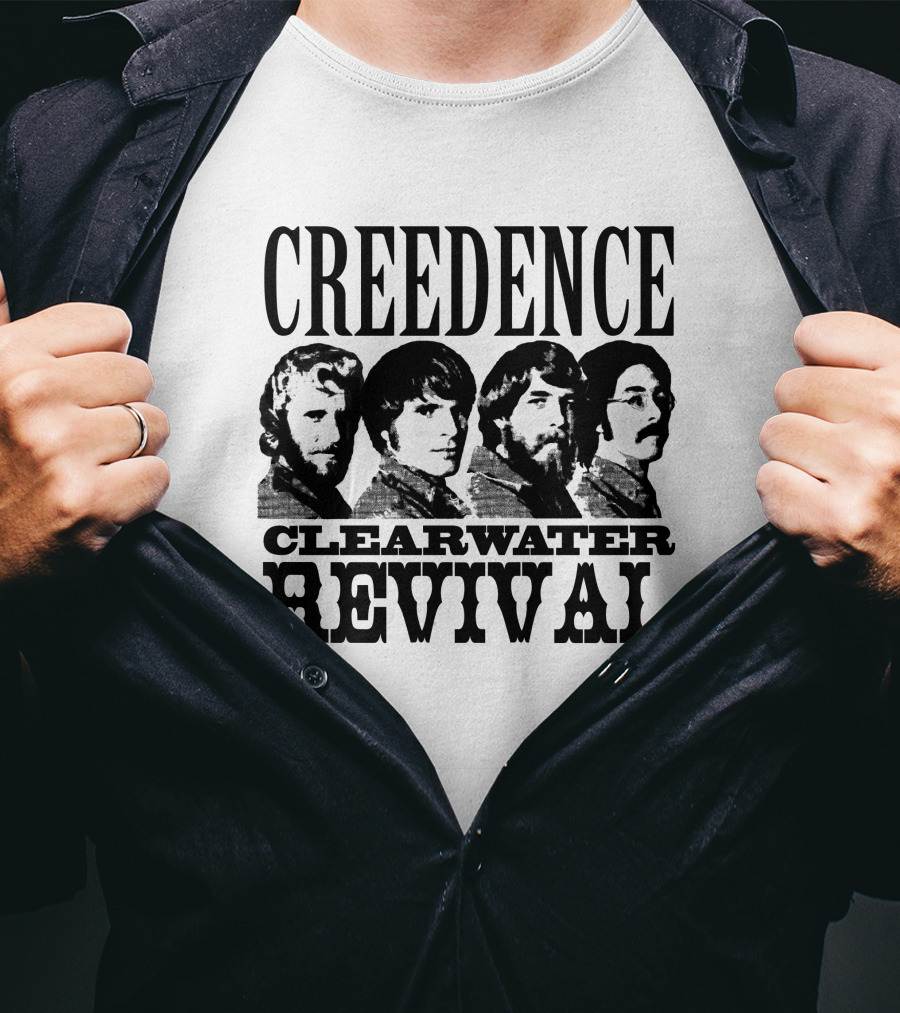 Creedence Clearwater Revival Band Members T-Shirt
