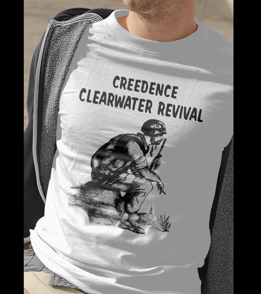 Creedence Clearwater Revival Soldier Art T-Shirt