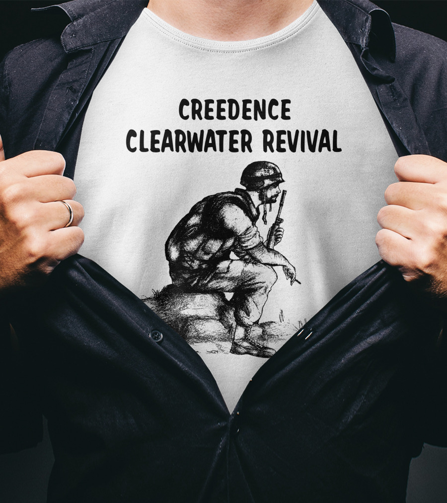 Creedence Clearwater Revival Soldier Art T-Shirt
