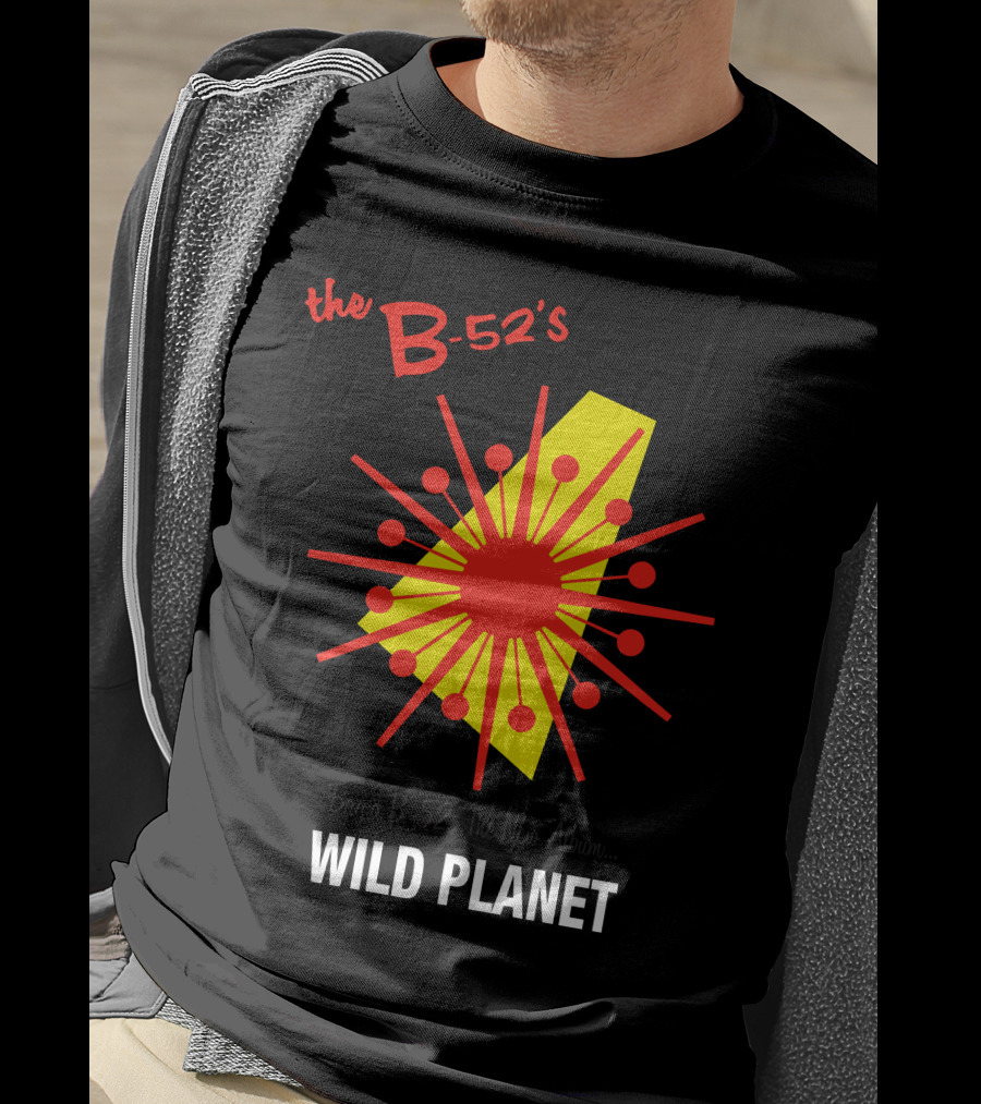 The B-52'S Wild Planet Explosion Retro Style T-Shirt
