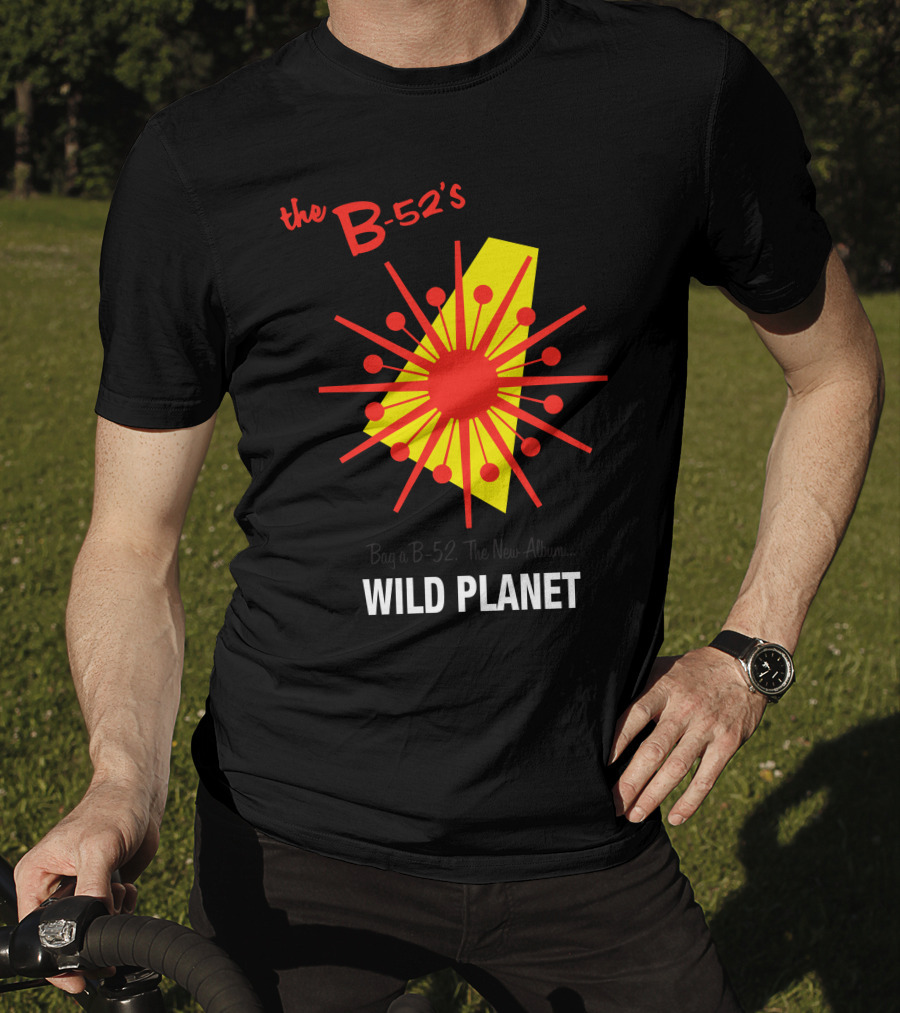 The B-52'S Wild Planet Explosion Retro Style T-Shirt