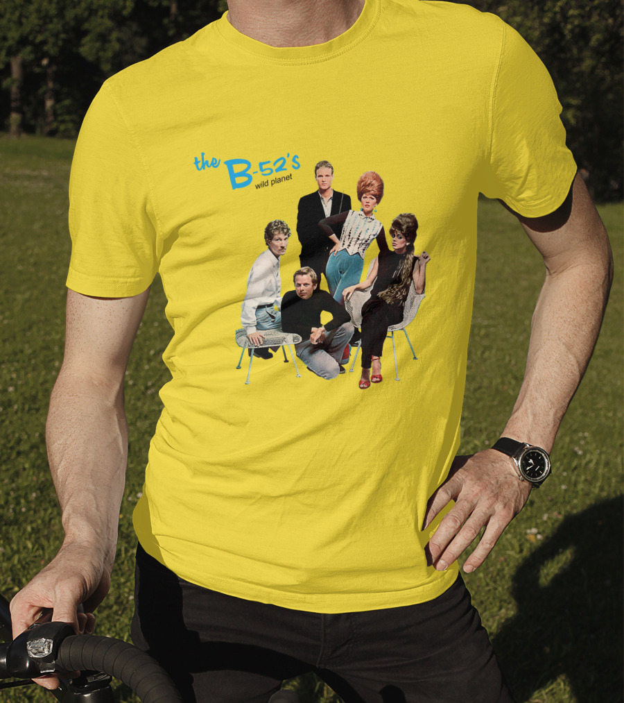 The B-52'S Wild Planet Album Cover Group Photo T-Shirt