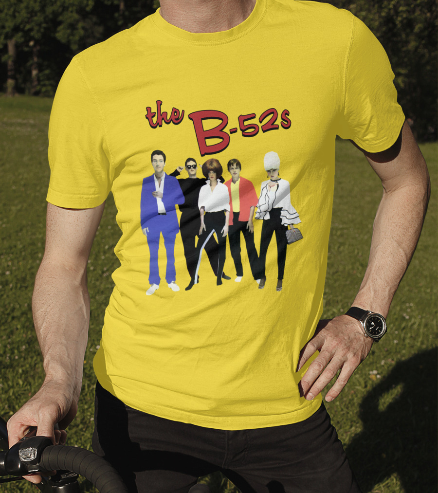The B-52S Band Members Retro Style Ensemble T-Shirt