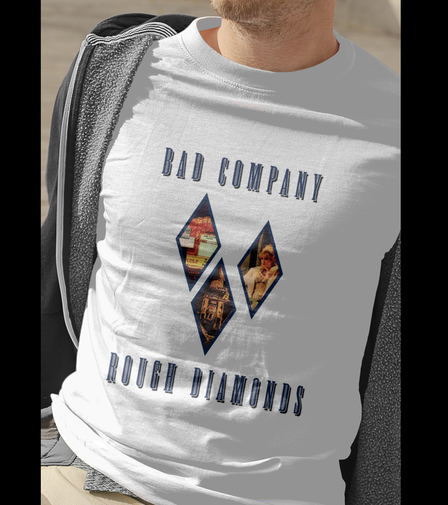 Bad Company Rough Diamonds Vintage Album Art T-Shirt