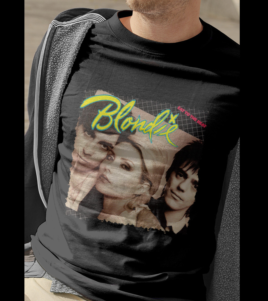 Blondie Eat To The Beat Album Cover Vintage Style T-Shirt