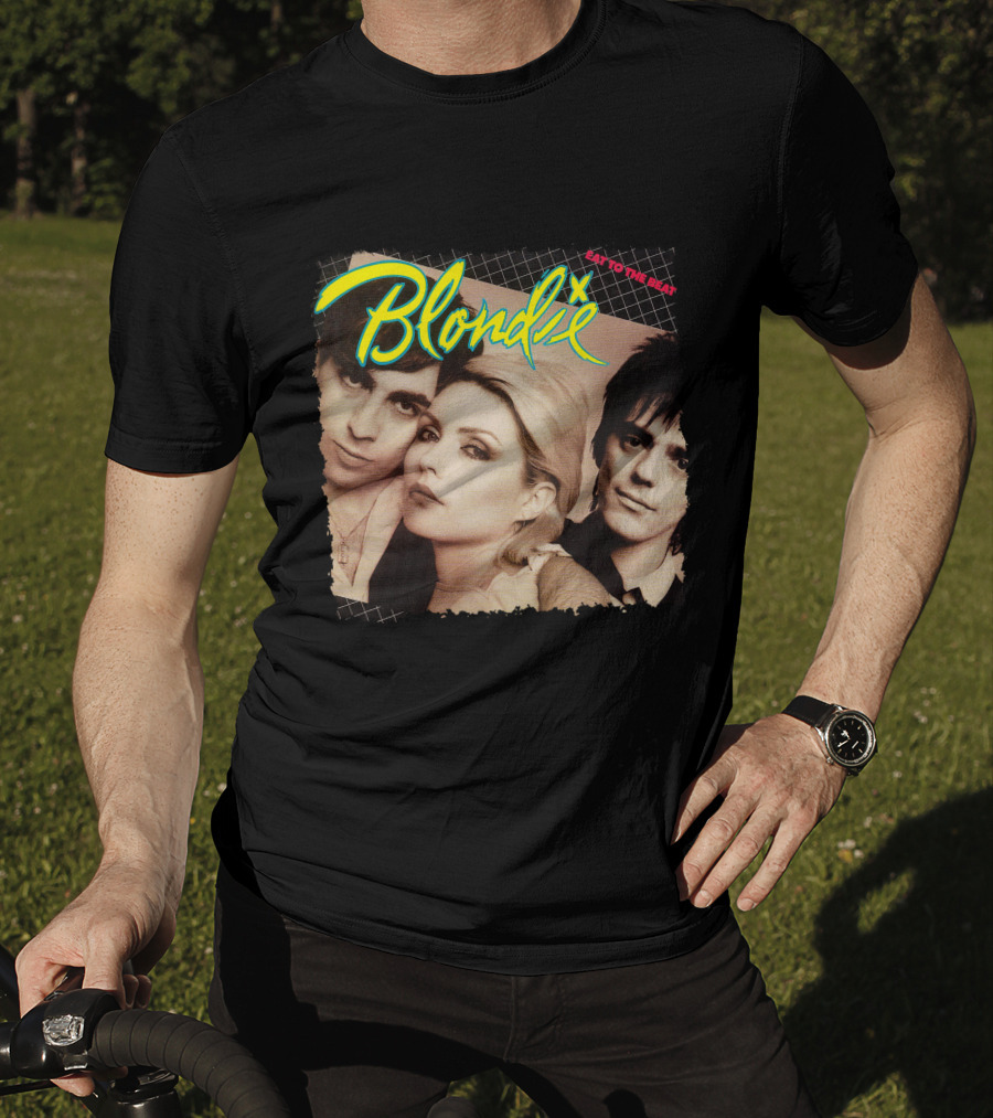 Blondie Eat To The Beat Album Cover Vintage Style T-Shirt