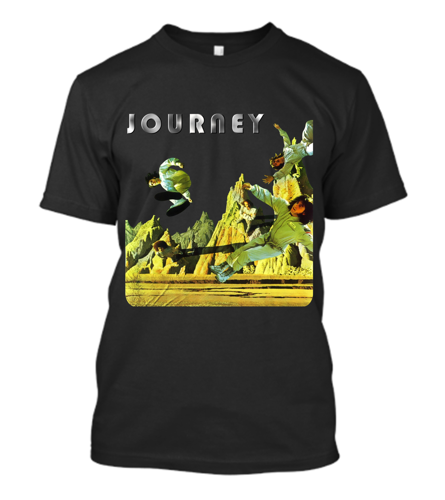 Journey Space-Themed Surreal Landscape Adventure T-Shirt