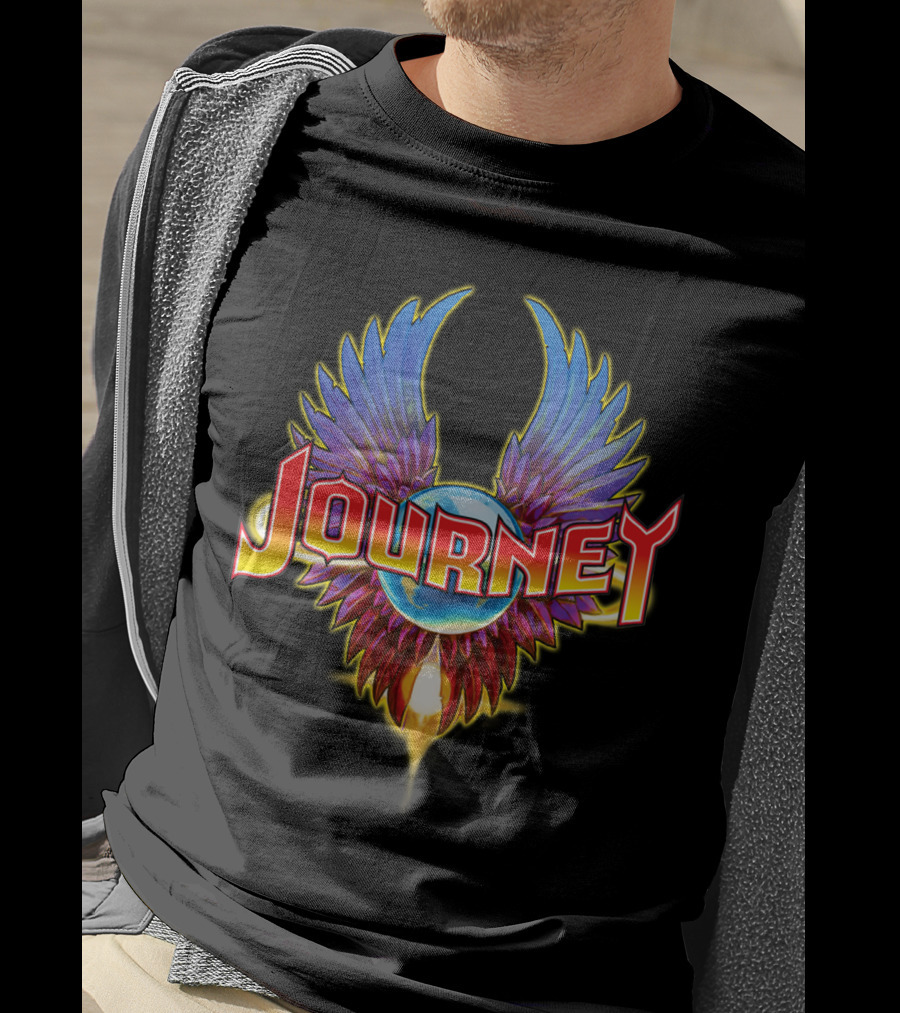 Journey Band Iconic Winged Logo T-Shirt