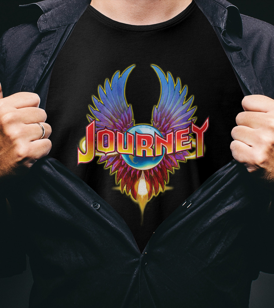 Journey Band Iconic Winged Logo T-Shirt
