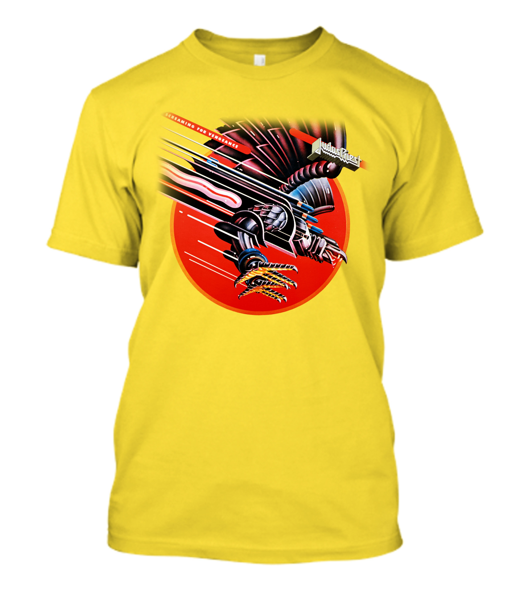 Judas Priest Screaming For Vengeance Album Cover Artwork T-Shirt